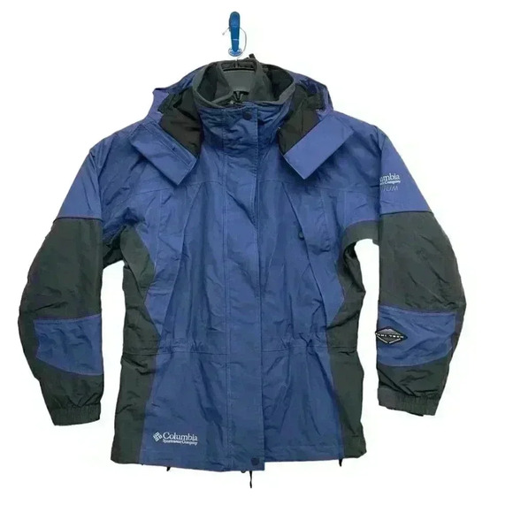 Columbia Titanium Omni Tech Size M Hoodie Parka Winter Jacket 3 in 1 - Picture 2 of 4